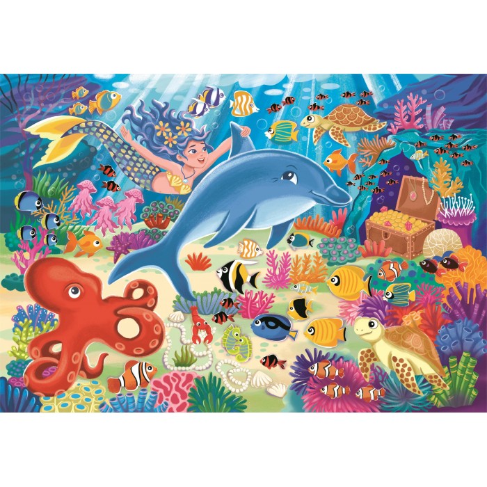 Puzzle  Clementoni-20837 Plaisir Sous-Marin