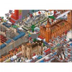  Clementoni-21714 MiXtery Puzzle - Attack In London
