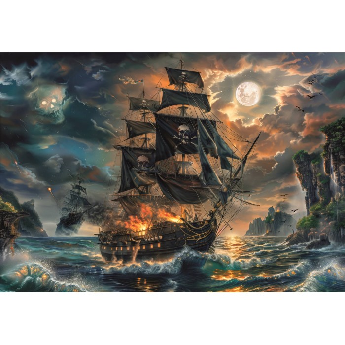 Puzzle  Clementoni-21738 Pirates