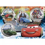 Puzzle  Clementoni-24432 Pièces XXL - Cars