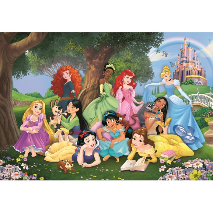 Puzzle  Clementoni-25743 Princesses Disney