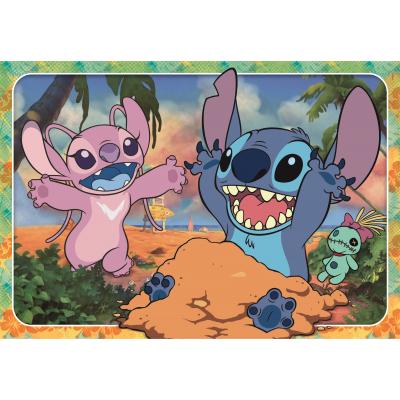 Puzzle Clementoni-26596 Pièces XXL - Stitch