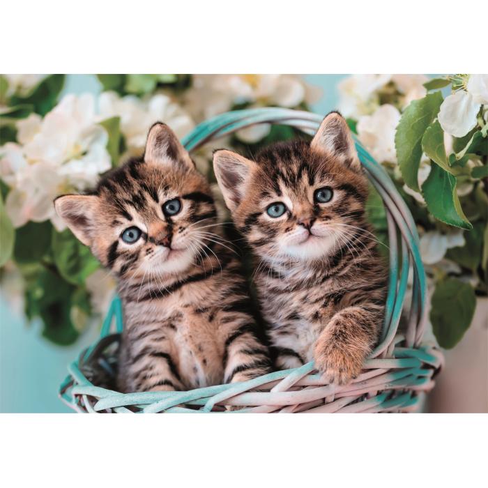 Puzzle  Clementoni-26599 Mignons Chatons Jumaux