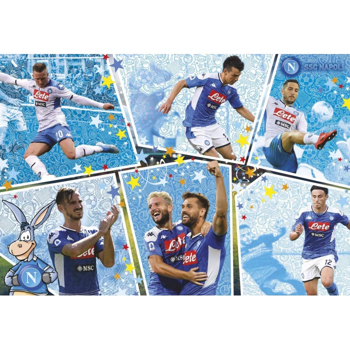  Clementoni-27138 SSC Napoli Supercolor Puzzle