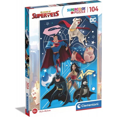 Puzzle Clementoni-27173 Pièces XXL - Superpets