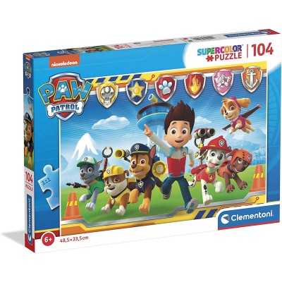 Puzzle Clementoni-27945 Pièces XXL - Pat Patrouille