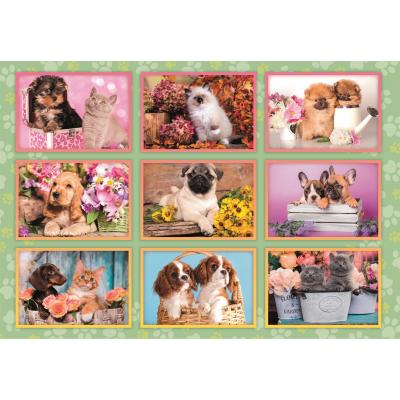 Puzzle Clementoni-29788 Collage de Chiots