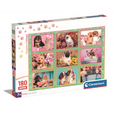 Puzzle Clementoni-29788 Collage de Chiots