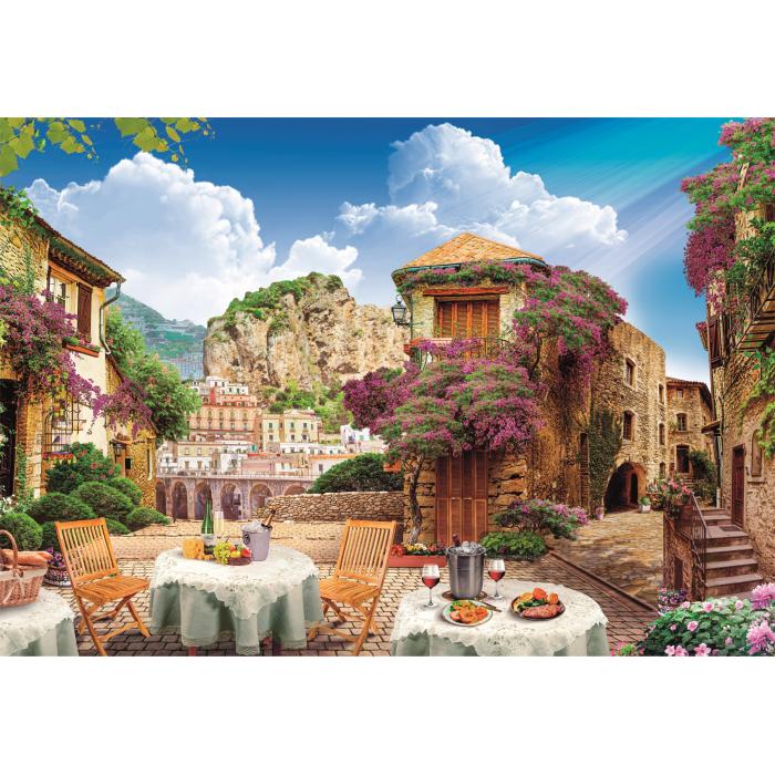 Puzzle  Clementoni-31695 Village Italien Pittoresque