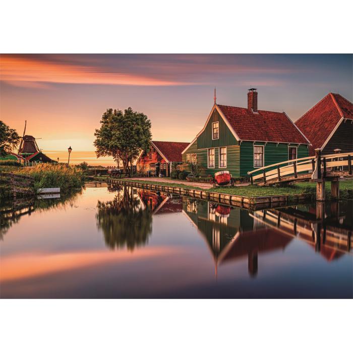 Puzzle  Clementoni-31696 Zaanse Schans, Pays-Bas