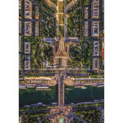 Puzzle Clementoni-31708 Survol de Paris