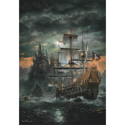 Puzzle Clementoni-31719 Le Bateau des Pirates