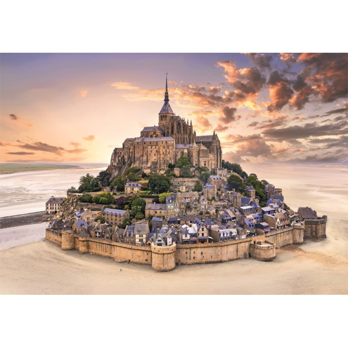 Puzzle  Clementoni-31730 Le Mont Saint-Michel