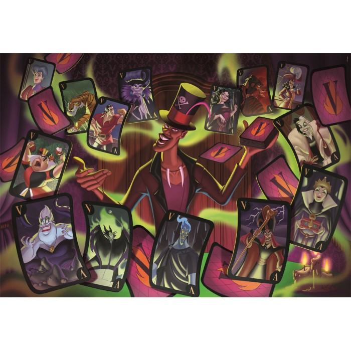 Puzzle  Clementoni-31744 Méchants Disney