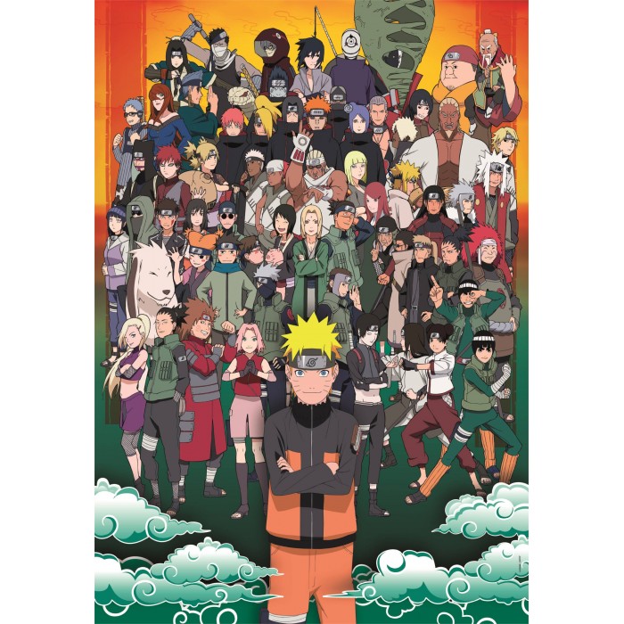 Puzzle  Clementoni-31748 Naruto Shippuden