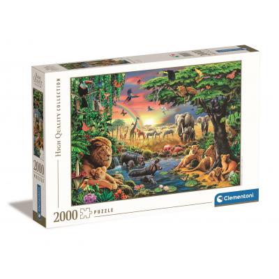 Puzzle Clementoni-32081 Le Rassemblement Africain