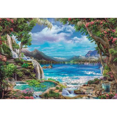 Puzzle Clementoni-32573 Le Paradis sur Terre