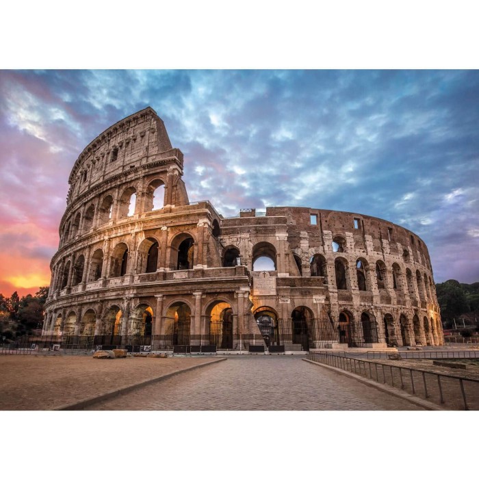 Puzzle  Clementoni-33548 Coliseum Sunrise