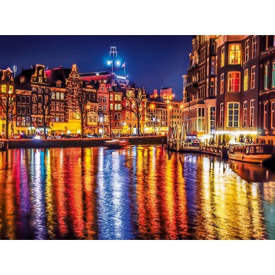 Puzzle Clementoni-35037 Amsterdam by Night