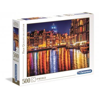 Puzzle Clementoni-35037 Amsterdam by Night