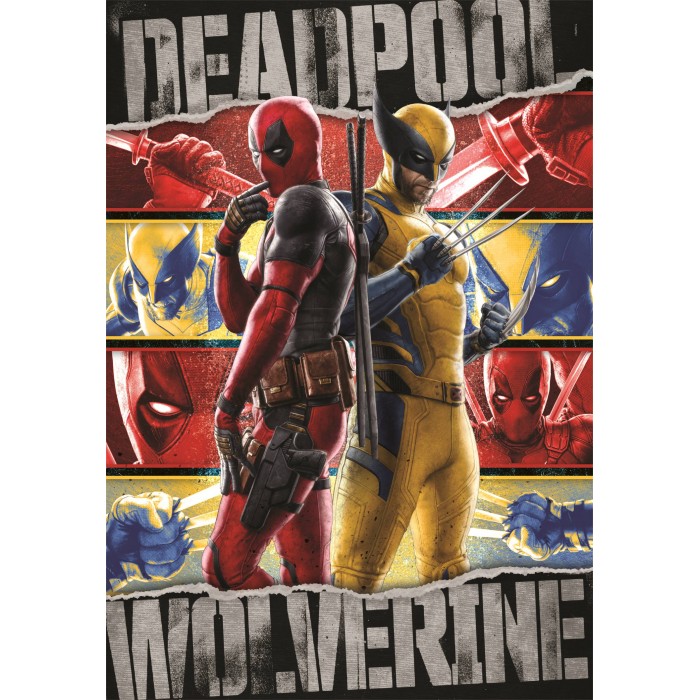 Puzzle  Clementoni-37050 Marvel, Deadpool