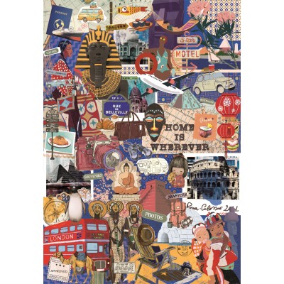 Puzzle Clementoni-37072 Plus C'Est Plus - Voyages & Cultures