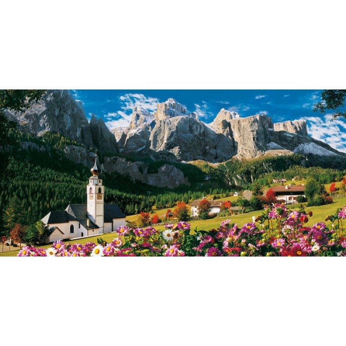 Puzzle  Clementoni-38007 Italie, Les Dolomites