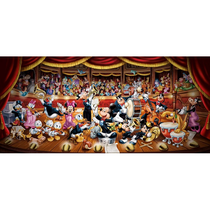 Puzzle  Clementoni-38010 Orchestre Disney