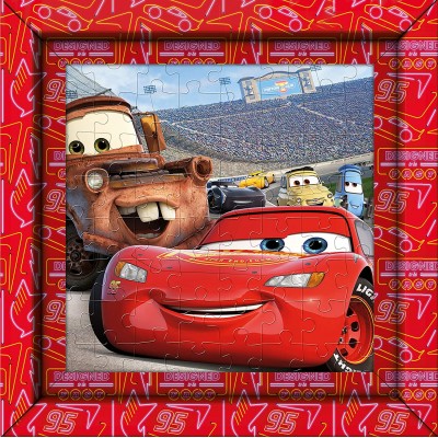 Puzzle Clementoni-38802 Frame Me Up - Disney Cars