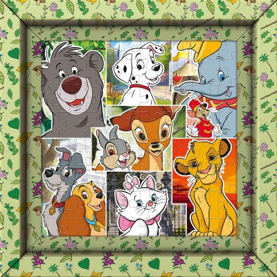 Puzzle Clementoni-38804 Frame Me Up - Disney Animals