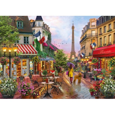 Puzzle Clementoni-39482 Fleurs à Paris