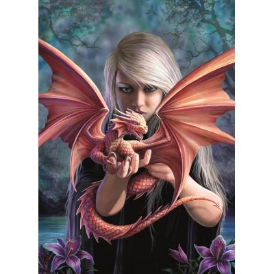 Puzzle Clementoni-39640 Anne Stokes - Dragonkin