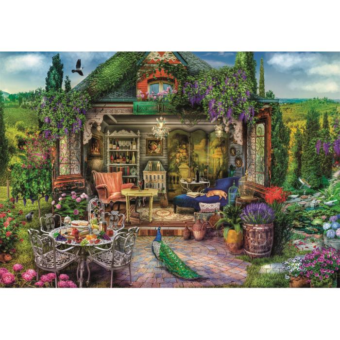 Puzzle  Clementoni-39741 Escapade dans le Vignoble