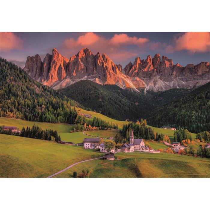 Puzzle  Clementoni-39743 Dolomites Magiques