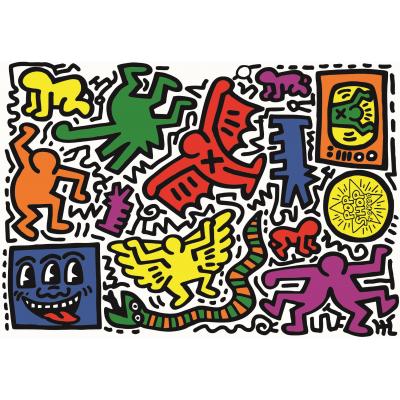 Puzzle Clementoni-39756 Art Series - Keith Haring II