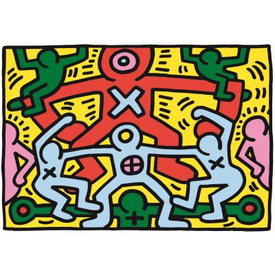 Puzzle Clementoni-39757 Art Series - Keith Haring I