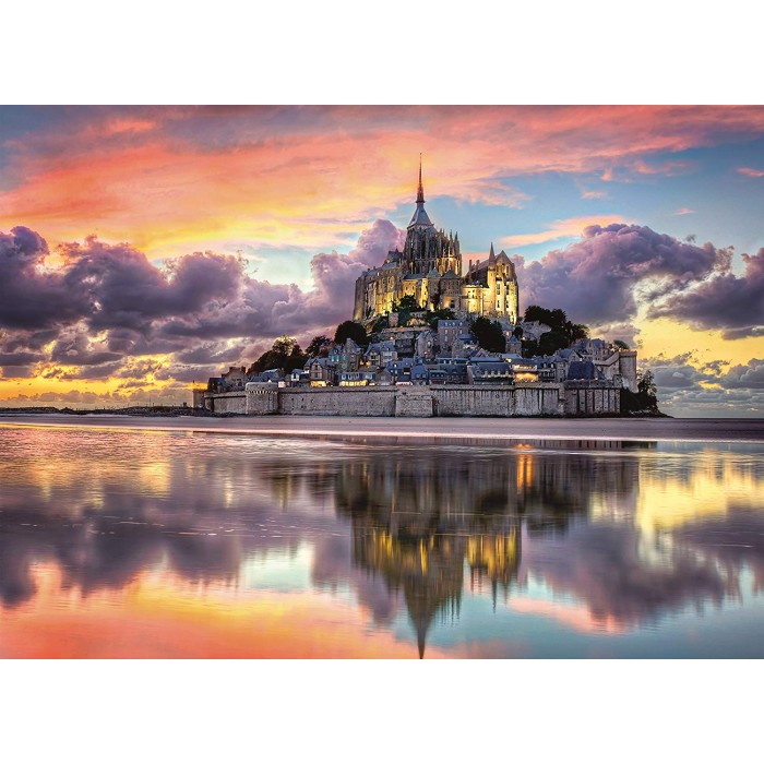 Puzzle  Clementoni-39769 Le Magnifique Mont Saint-Michel