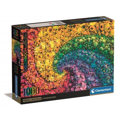 Puzzle Clementoni-39779 Colorboom - Tourbillon de Fleurs