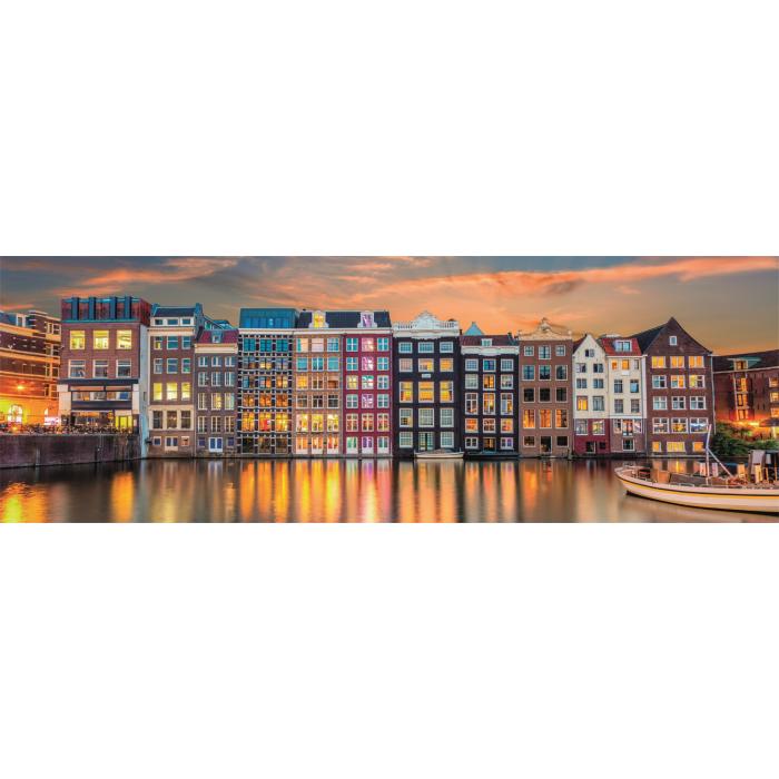 Puzzle  Clementoni-39838 Amsterdam Brillante