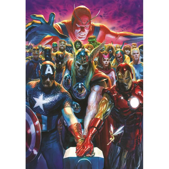 Puzzle  Clementoni-39915 Marvel, Les Avengers