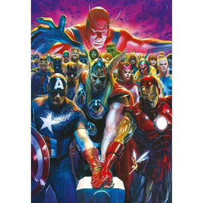 Puzzle Clementoni-39915 Marvel, Les Avengers