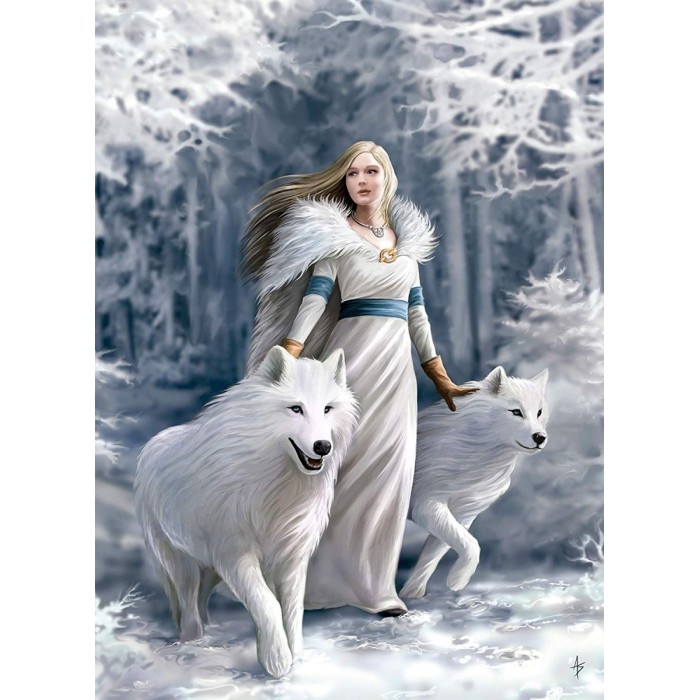 Puzzle Clementoni-39957 Anne Stokes - Gardiens De L'Hiver