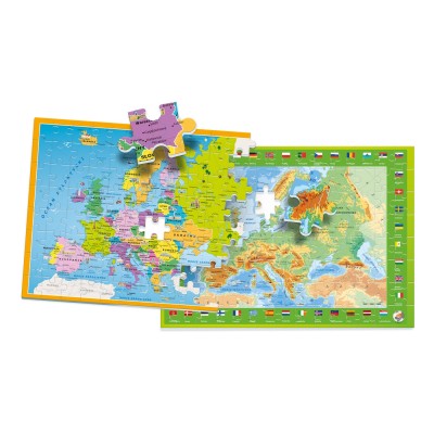 Puzzle Clementoni-50020 Carte de l'Europe