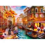 Puzzle   Coucher de Soleil sur Venise