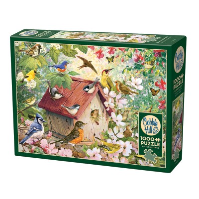 Puzzle Cobble-Hill-40028 Printemps Fleuri