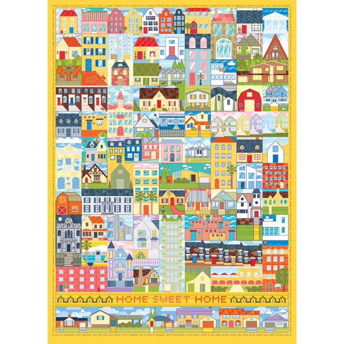 Puzzle Cobble-Hill-40075 Home Sweet Home