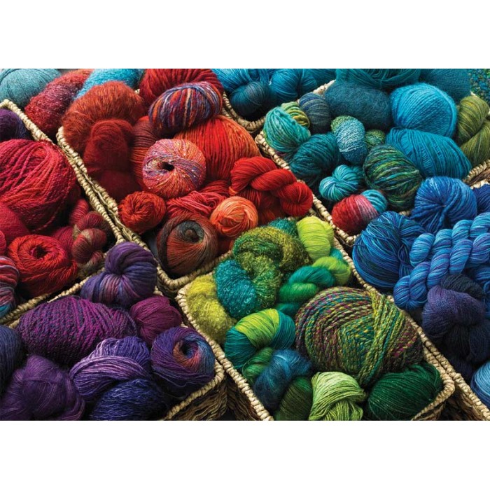 Puzzle  Cobble-Hill-40081 Plenty of Yarn