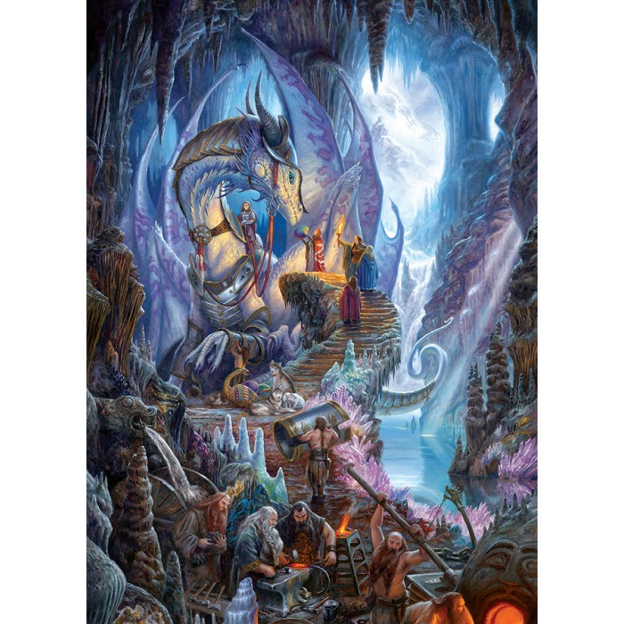 Puzzle  Cobble-Hill-40135 Dragon Forge