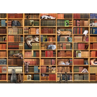 Puzzle Cobble-Hill-40139 The Cat Library