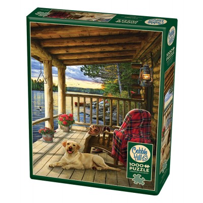 Puzzle Cobble-Hill-40149 Cabin Porch